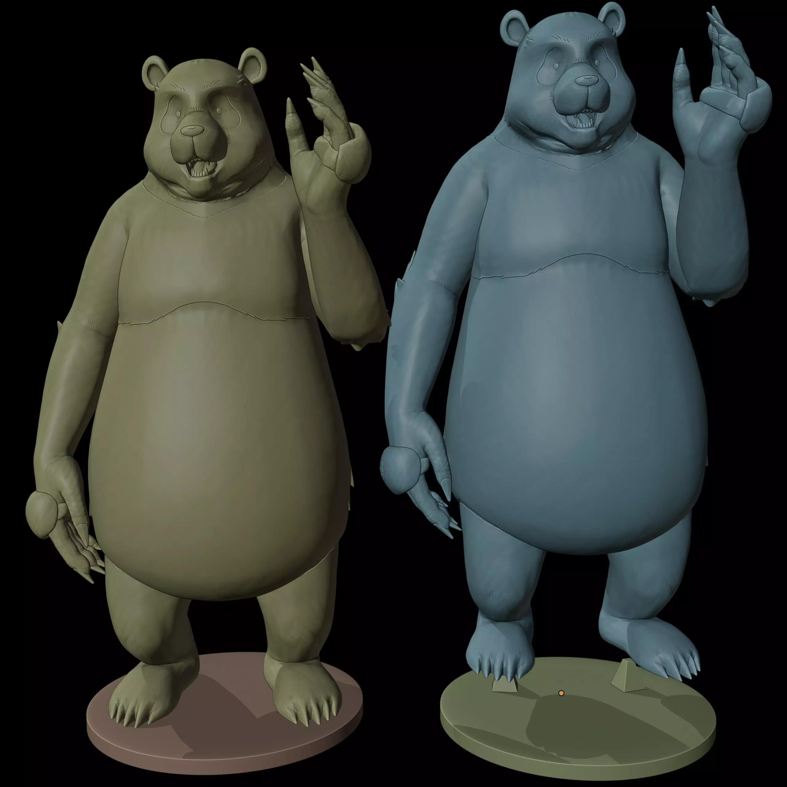 Panda 3D print model_12