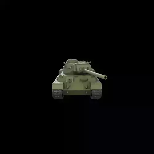 1977  Soviet T 34   Tank    3D Model