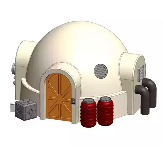 Tatooine Building Diorama 5 Storage Building