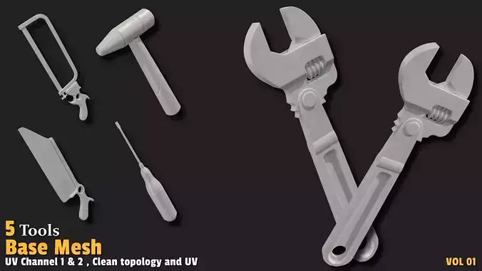5 Tools  Base Mesh VOL01