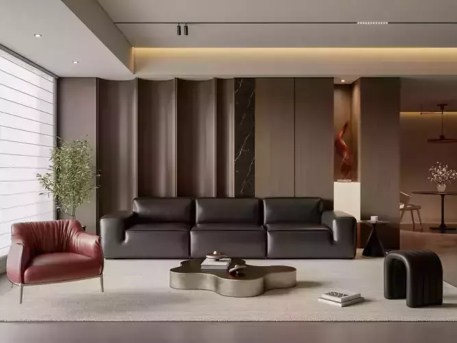 Modern Minimalist Living Room 705