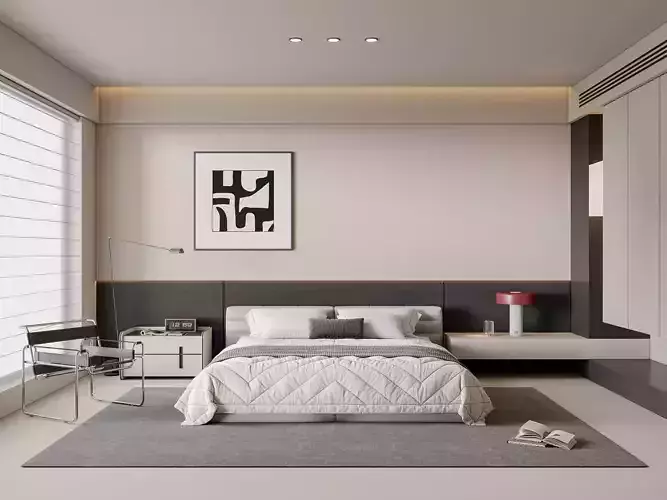 Minimalist Modern Bedroom 702