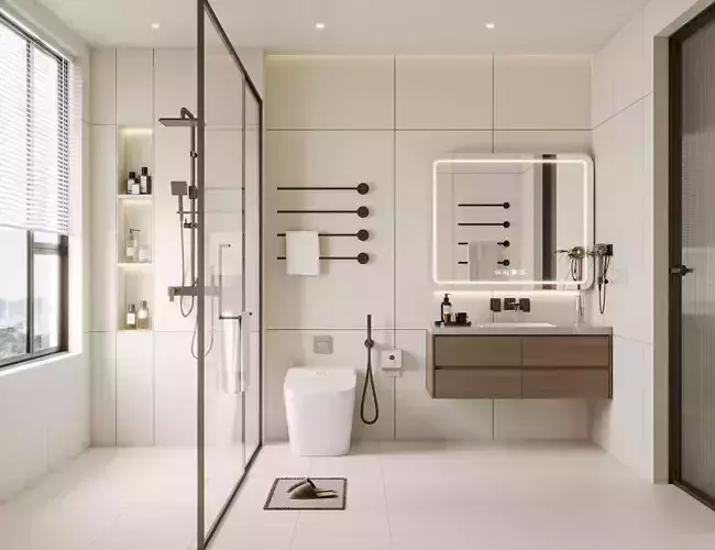 Minimalist Bathroom 701