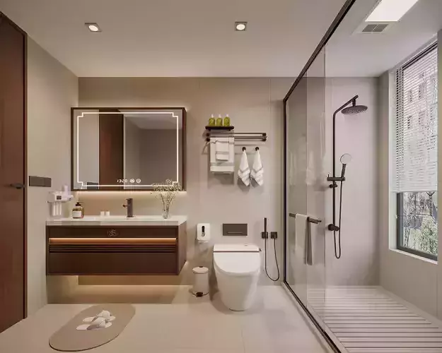 Modern Minimalist Bathroom 695