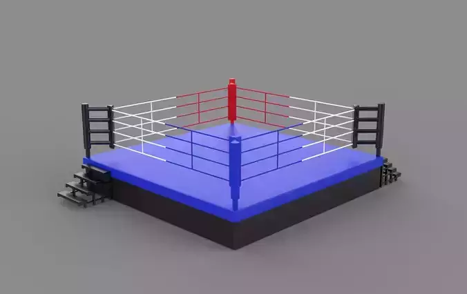 boxing ring  3D model