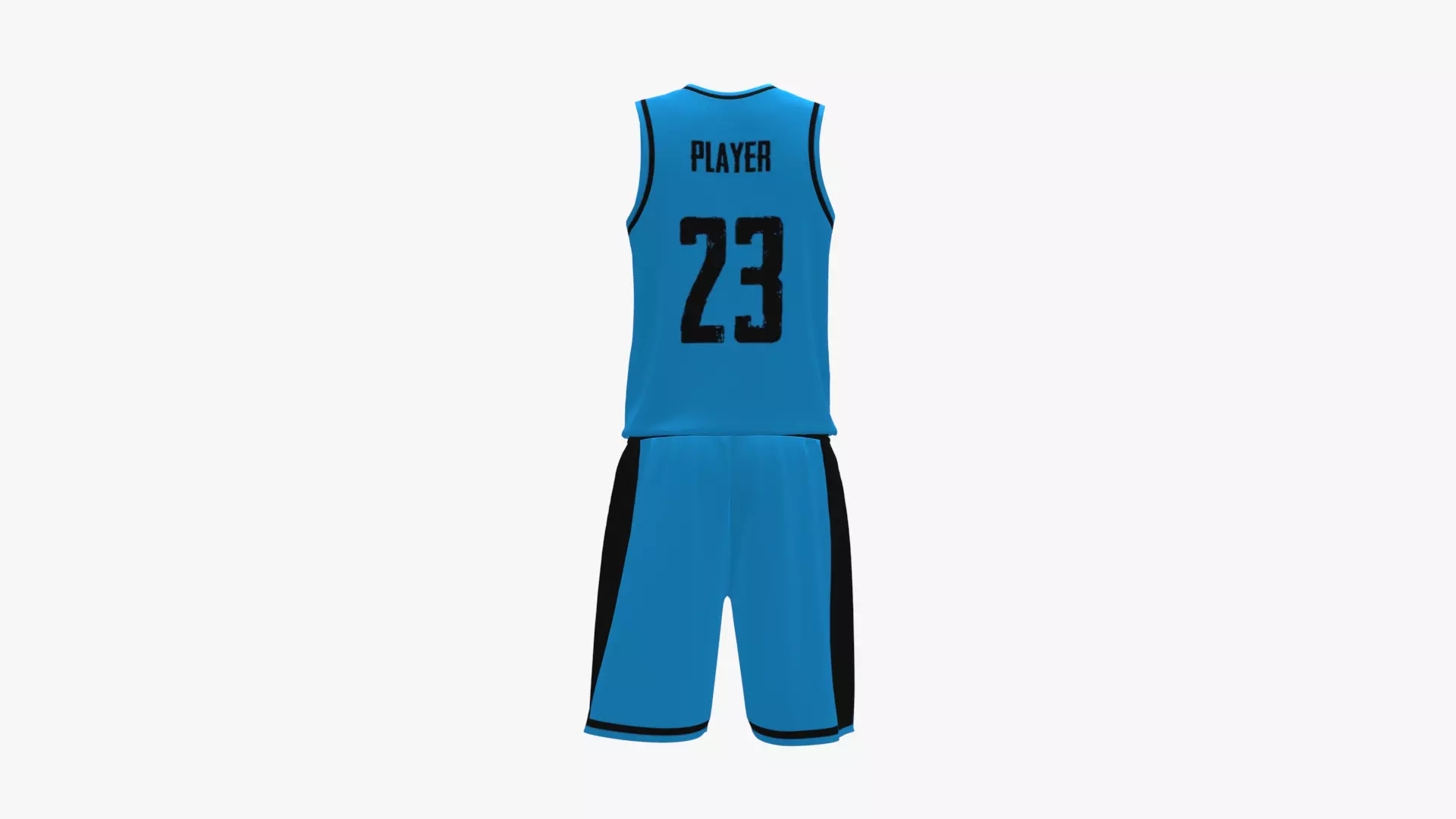 Realistic Football Uniform 3D Model with Detailed Low-poly 3D model_4