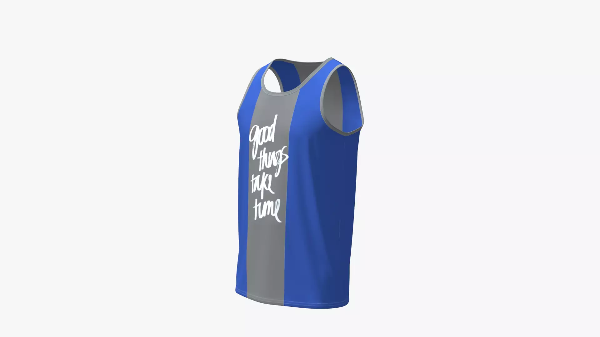 Sleeveless Shirt 3D Model with Detailed Texture and Fit Low-poly 3D model_5