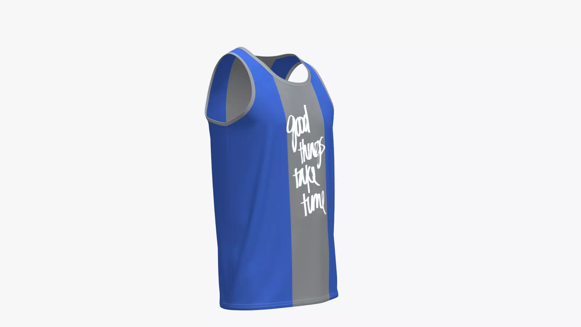 Sleeveless Shirt 3D Model with Detailed Texture and Fit Low-poly 3D model_0