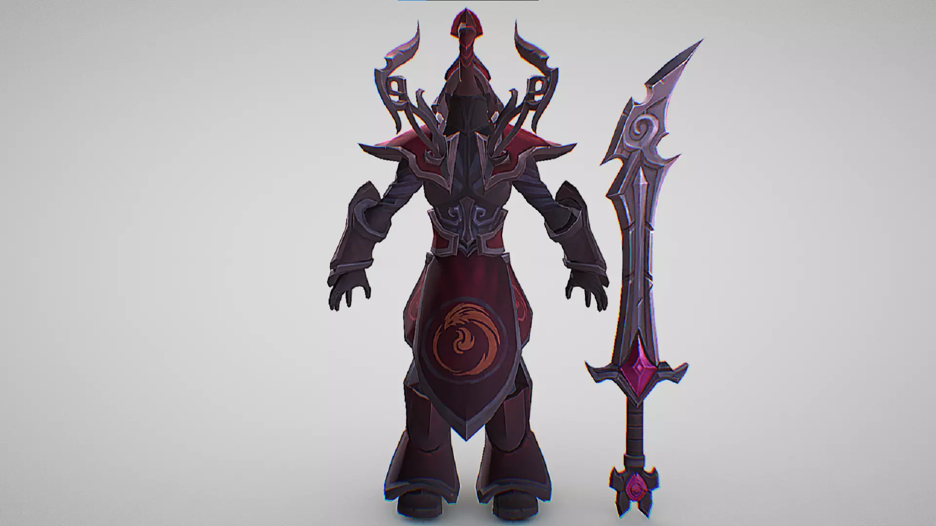 Master Yi - Ionia Skin - League Of Legends Low-poly 3D model_3