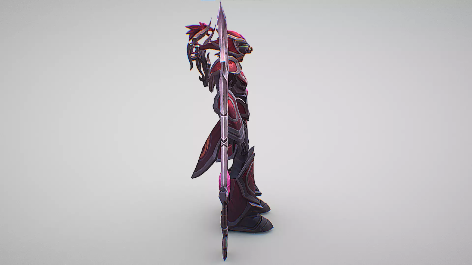 Master Yi - Ionia Skin - League Of Legends Low-poly 3D model_4