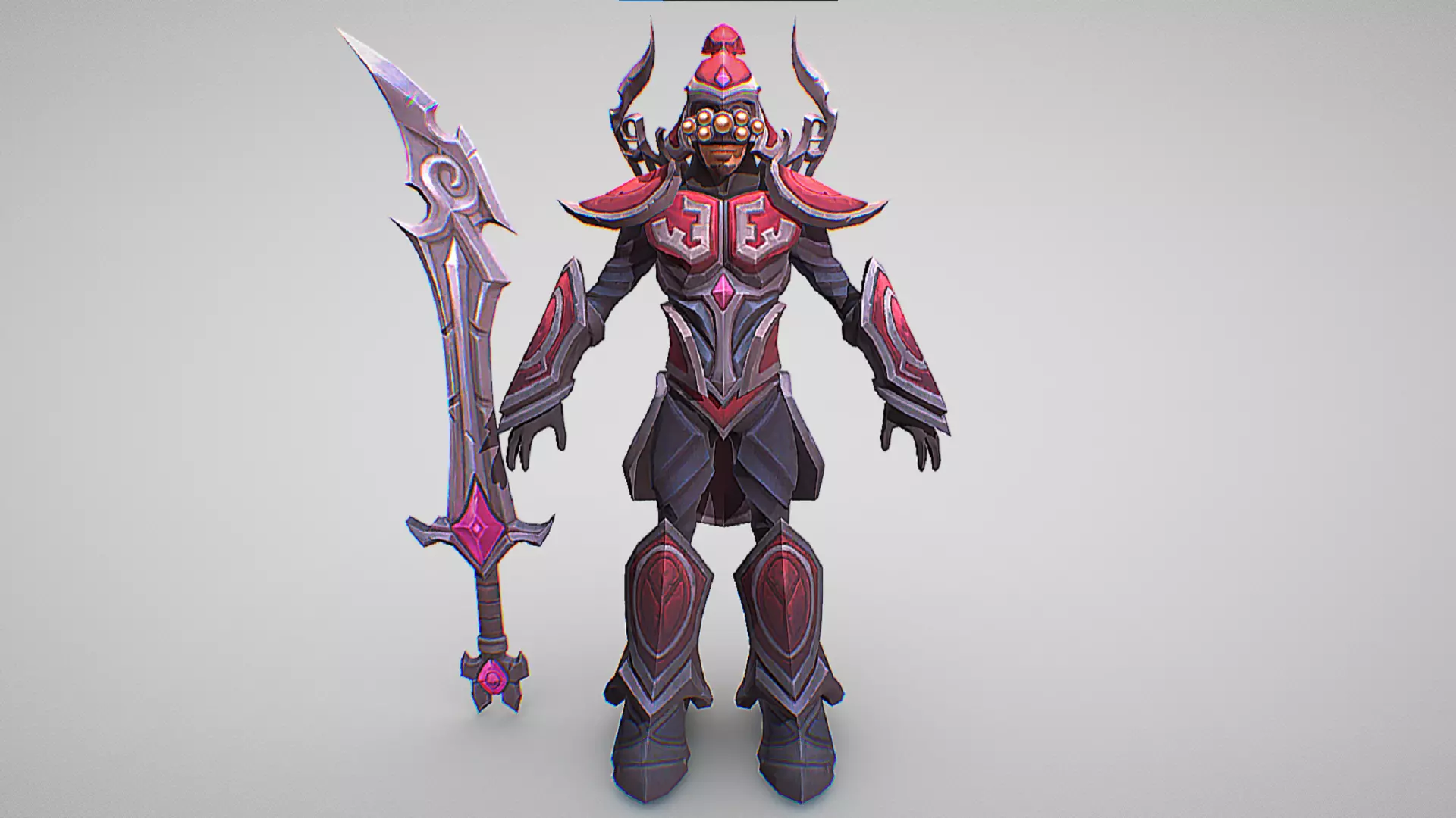 Master Yi - Ionia Skin - League Of Legends Low-poly 3D model_1