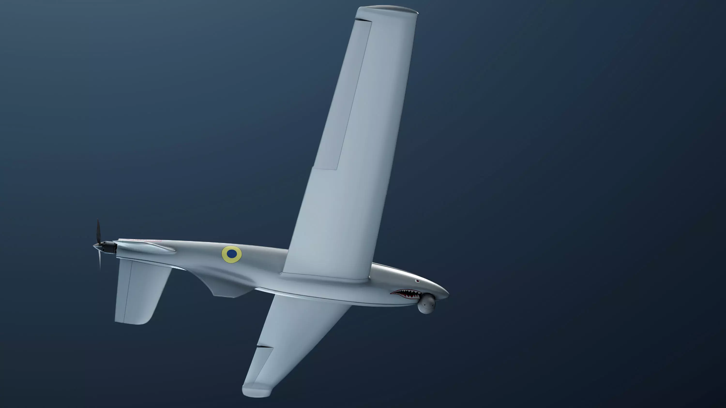 Shark Ukrainian Reconnaissance Drone 3D model_6
