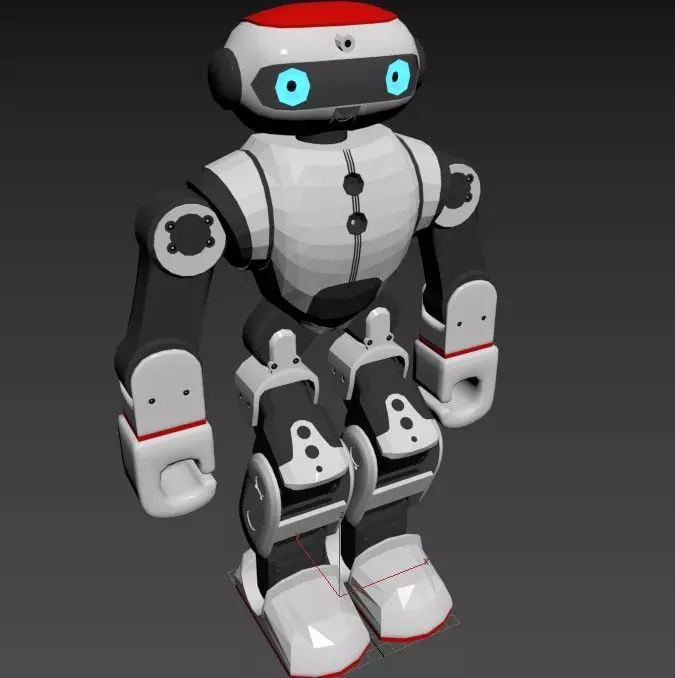Bobi Humanoid intelligent robot toy 3D model_1