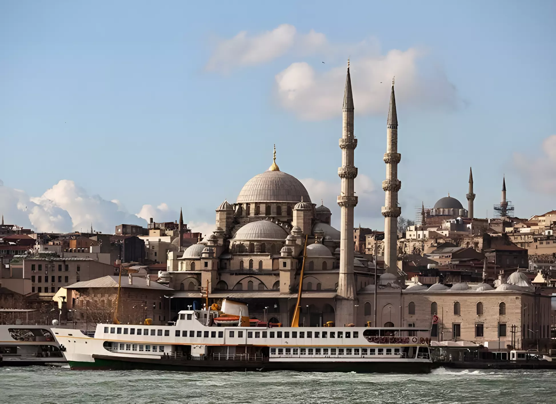 istanbul yenicami bosphorus 3d relief 3D print model_0