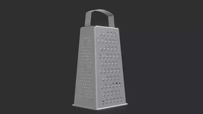 Realistic Vegetable Grater 3D Model with Detailed Design