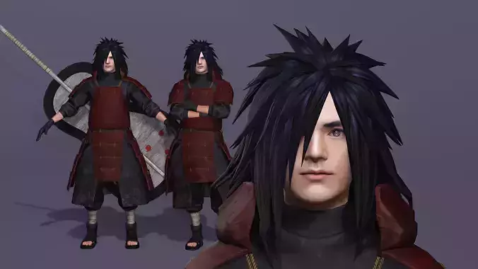 Next-Gen Realistic Ninja Uchiha Madara Takeshi Kaneshiro 3D model