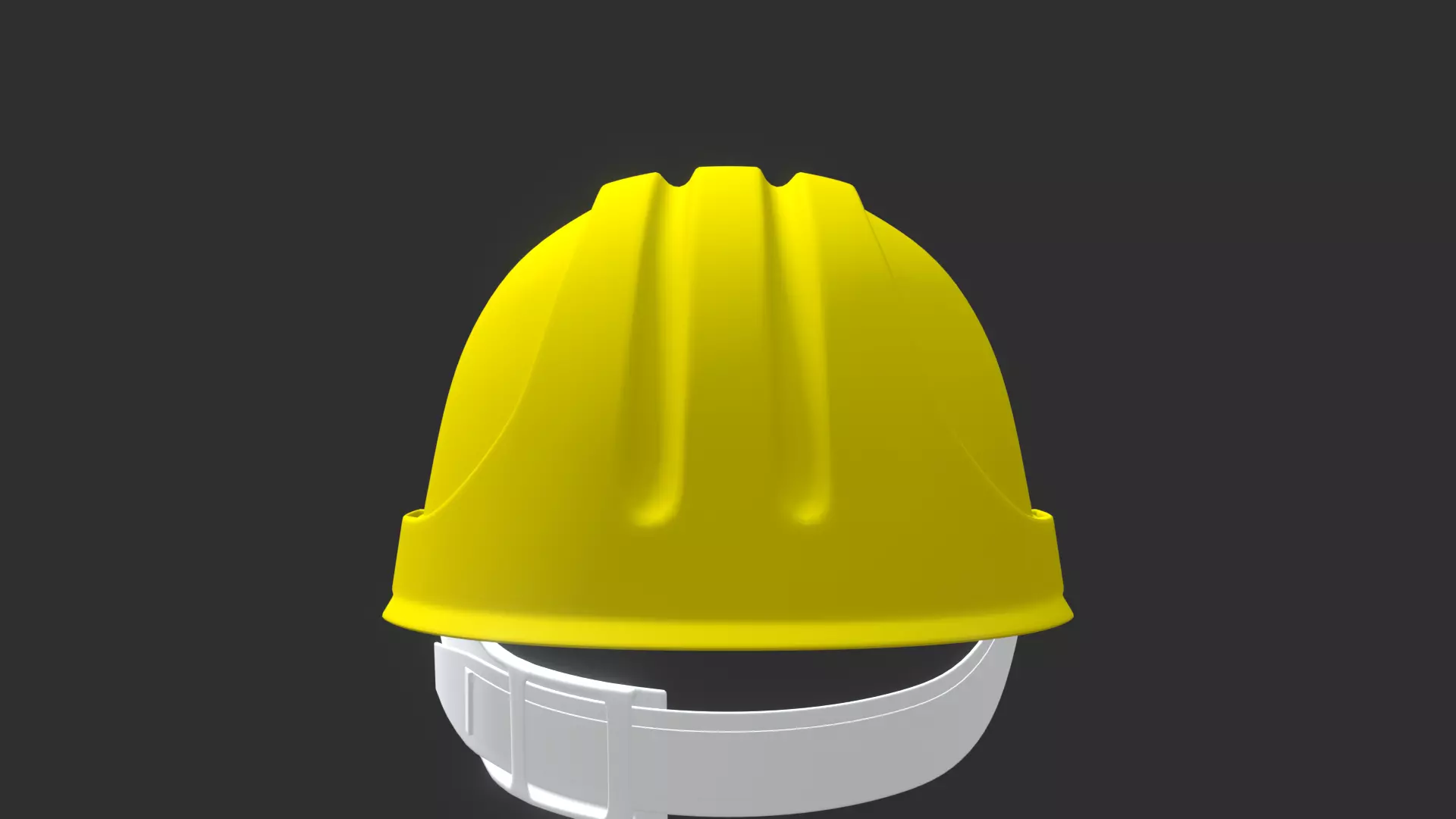 Realistic Worker Helmet 3D Model with Detailed Low-poly 3D model_4