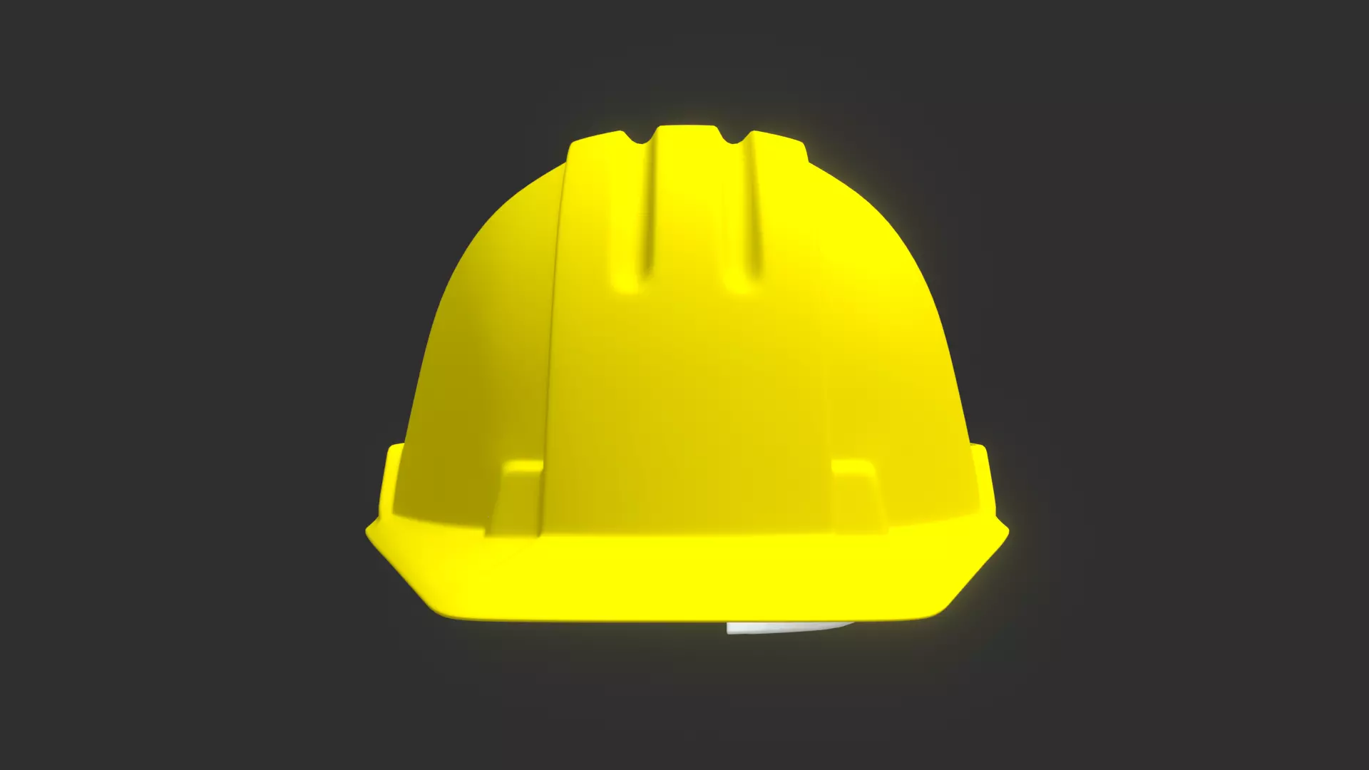 Realistic Worker Helmet 3D Model with Detailed Low-poly 3D model_1