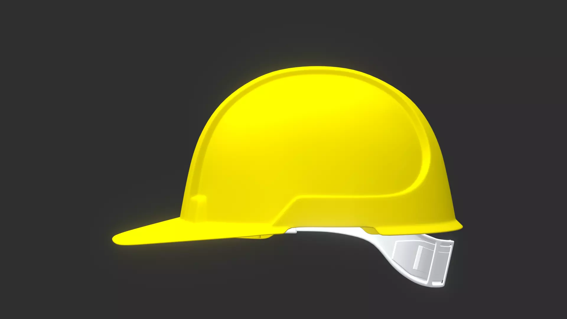 Realistic Worker Helmet 3D Model with Detailed Low-poly 3D model_2