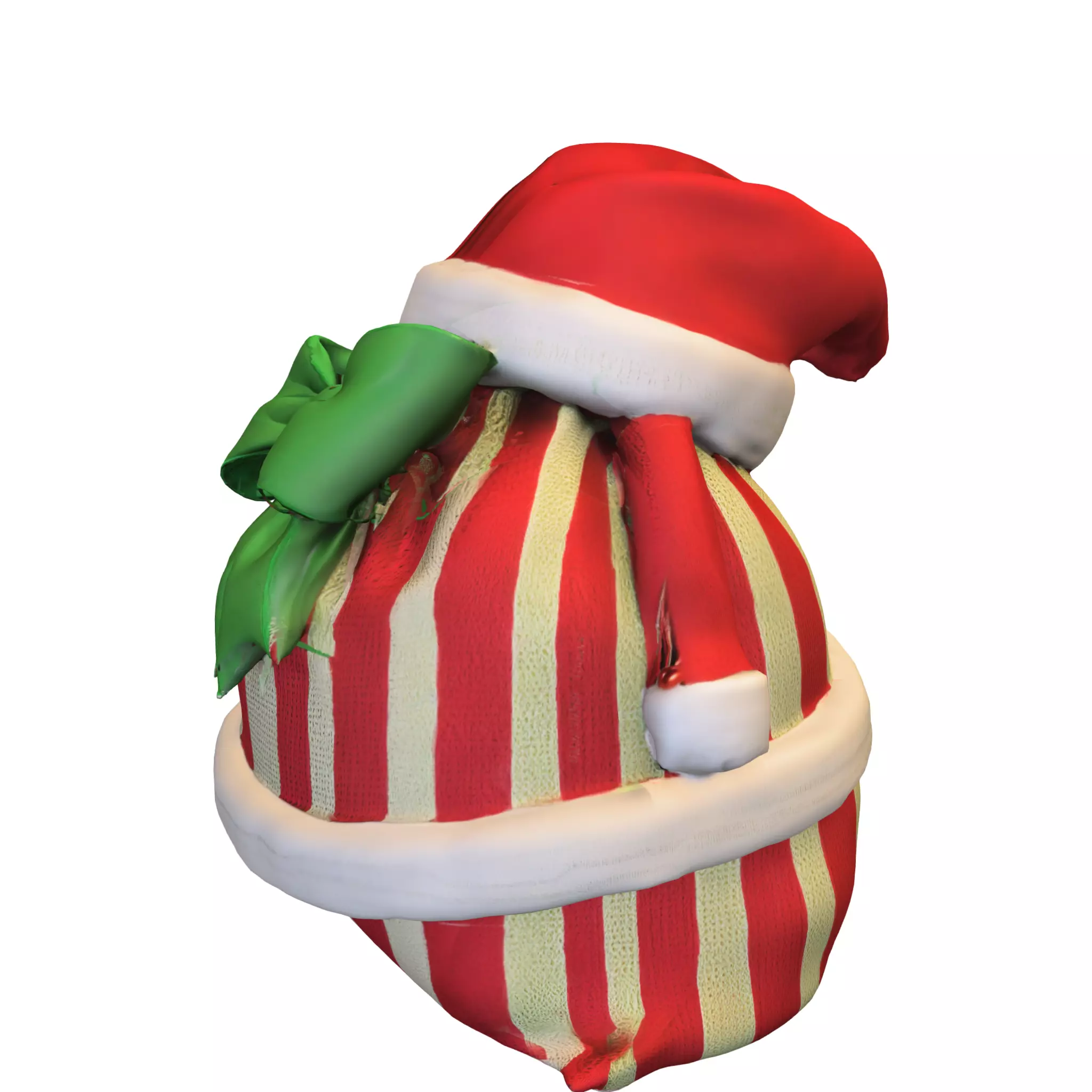 Christmas Gift Bag 3D model_1