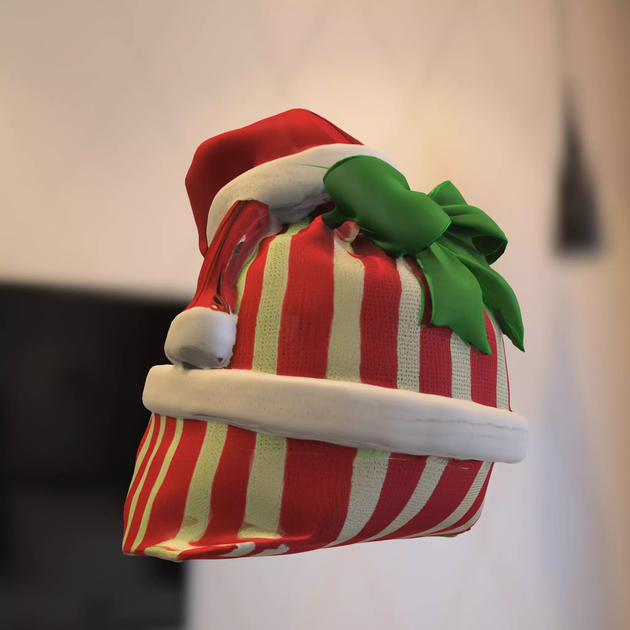 Christmas Gift Bag 3D model_3