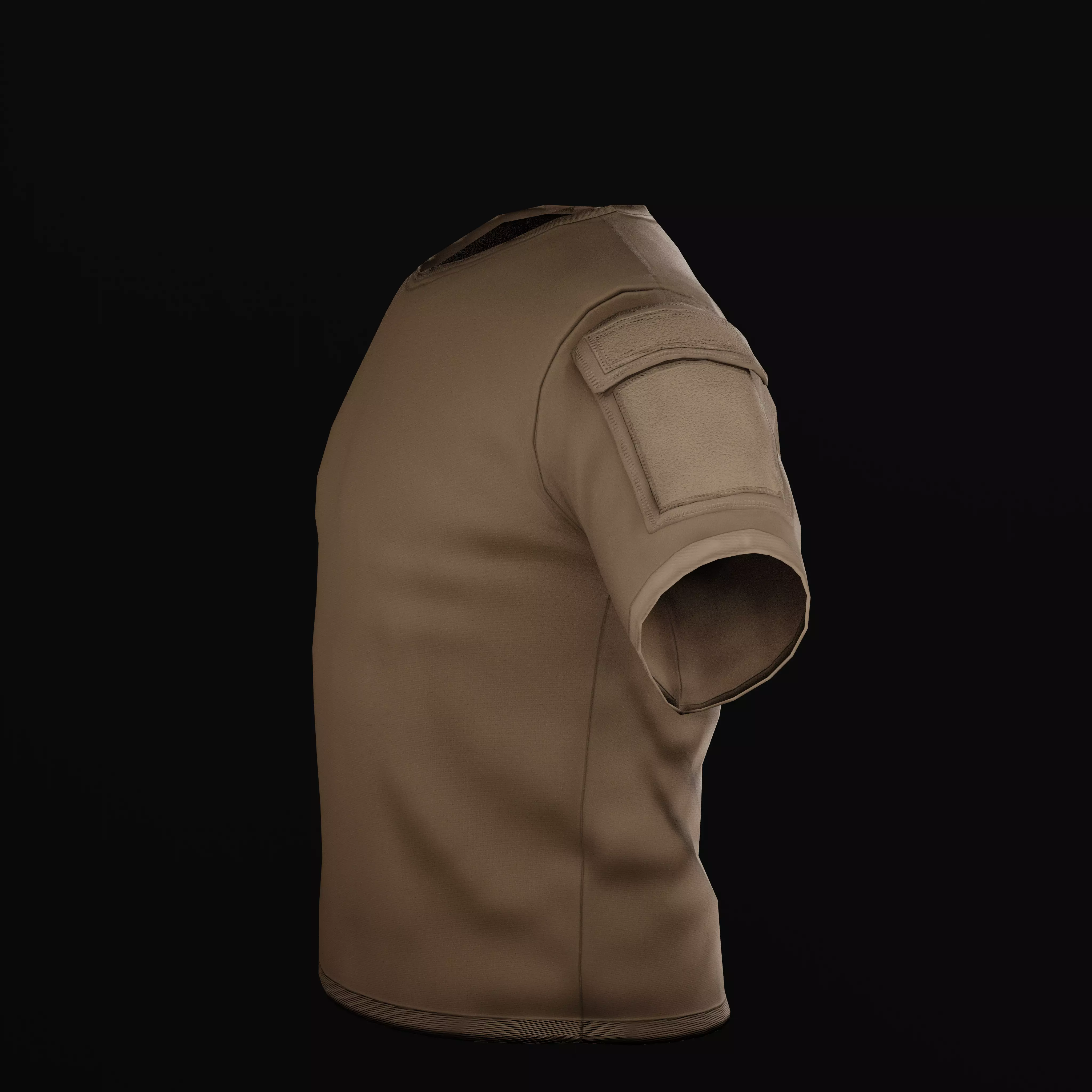 Tactical T-Shirt Low-poly 3D model Low-poly 3D model_1