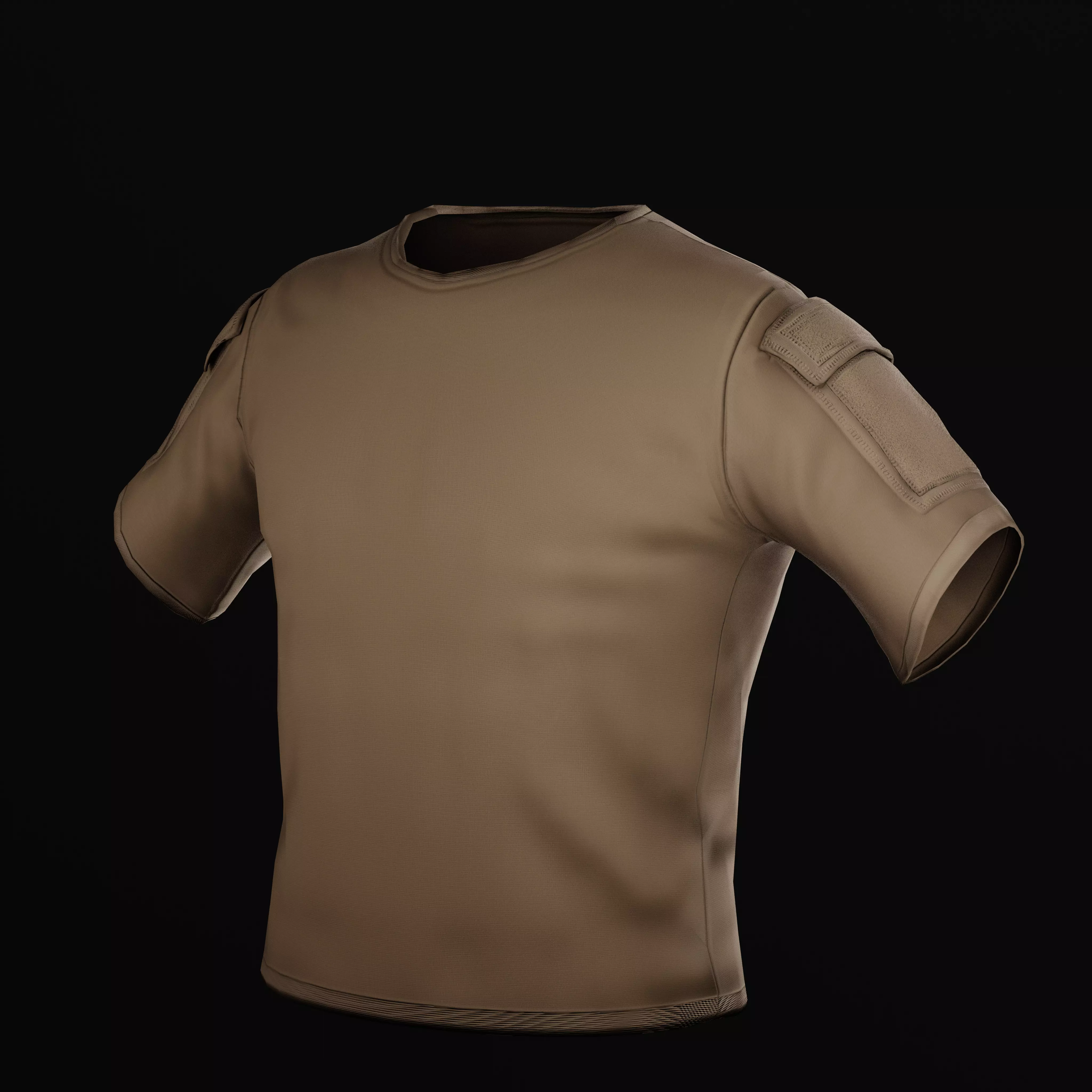Tactical T-Shirt Low-poly 3D model Low-poly 3D model_0