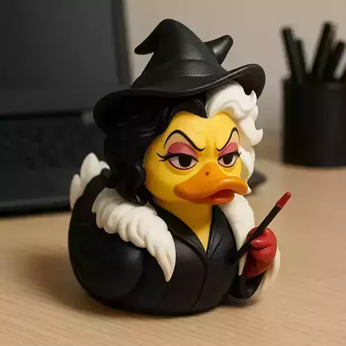 Rubber Duck - Cruella de Vil - 3D print