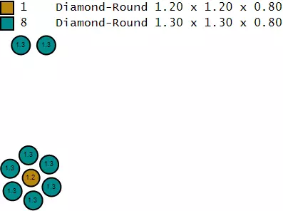 Snowman Shaped Jewelry Pendant 3D print model_4