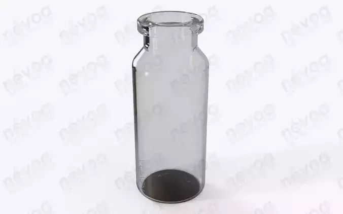 Glass vial - ISO 8362-1 - ISO 8362-1-15R - vial - 15 ml