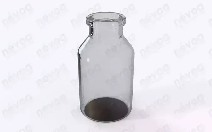 Glass vial - ISO 8362-1 - ISO 8362-1-20R - vial - 20 ml