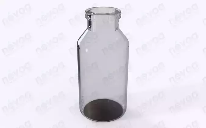 Glass vial - ISO 8362-1 - ISO 8362-1-25R - vial - 25 ml