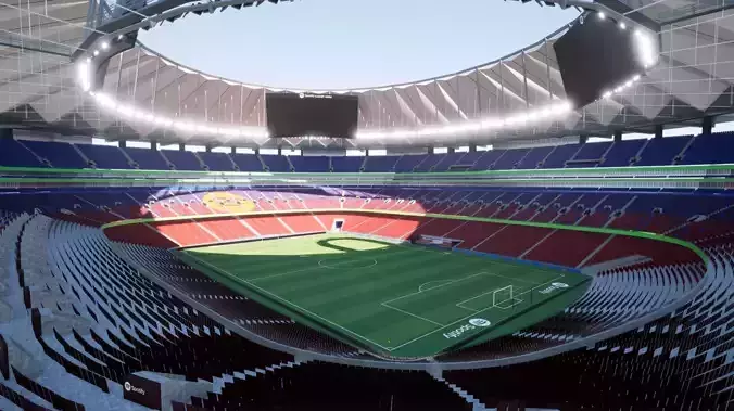 CAMP NOU FC BARCELONA ESTADIO 3D 2025