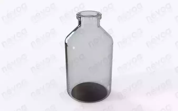 Glass vial - ISO 8362-1 - ISO 8362-1-50R - vial - 50 ml