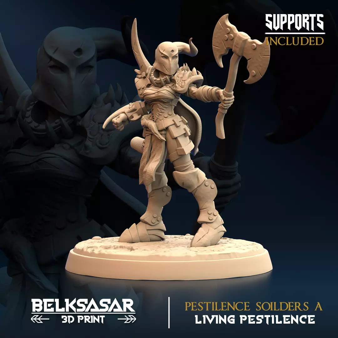 Pestilence Soilders A 3D print model