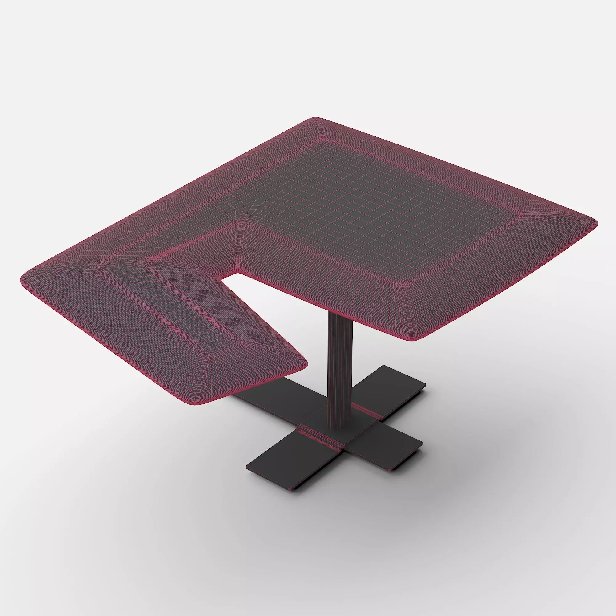 Louise Coffee Table 3D model_2
