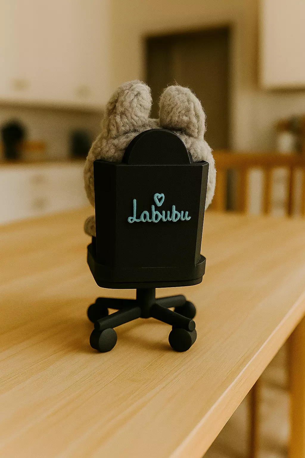 Gaming Chair for Labubu Toy Model Design 3D print model_3