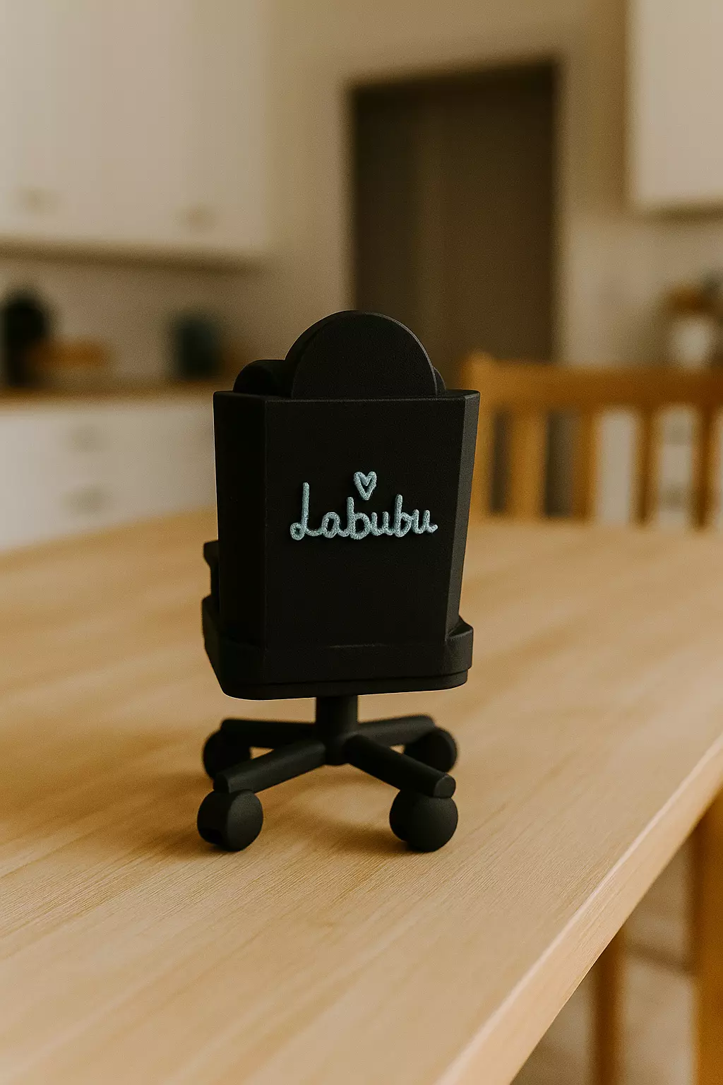 Gaming Chair for Labubu Toy Model Design 3D print model_1