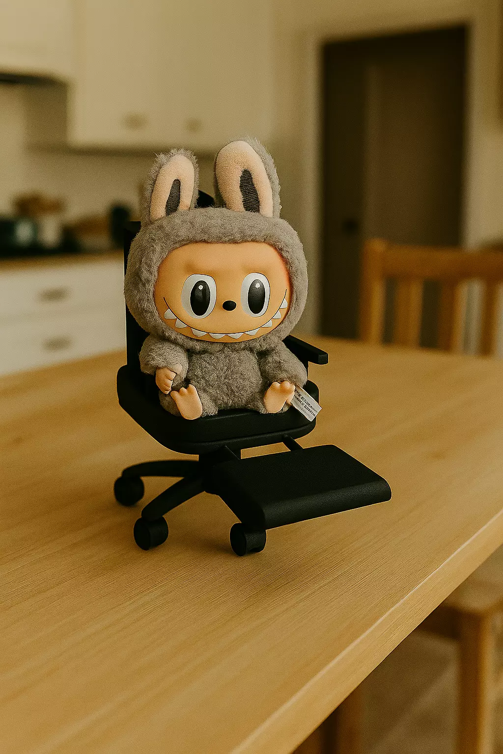 Gaming Chair for Labubu Toy Model Design 3D print model_2