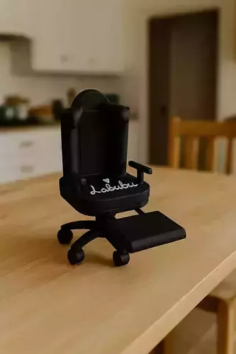 Gaming Chair for Labubu Toy Model Design