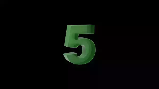 number 5 - flower box