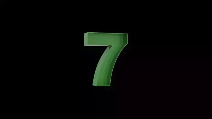 number 7 - flower box