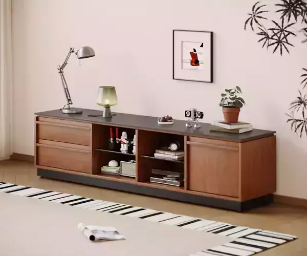 Modern Wooden Sideboard with Storage 004