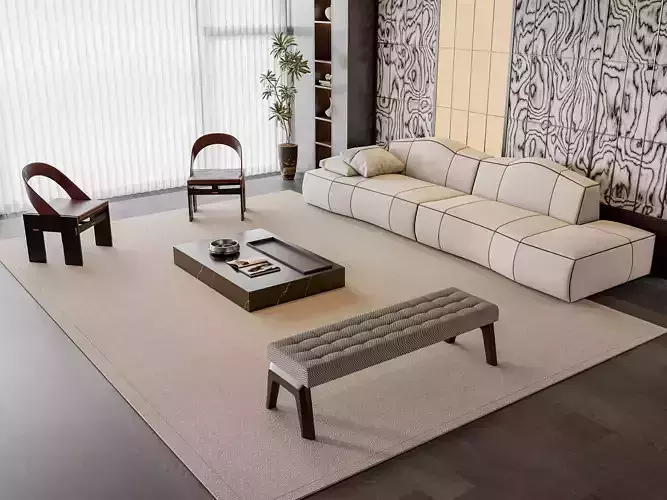 Modern Minimalist Living Room 018