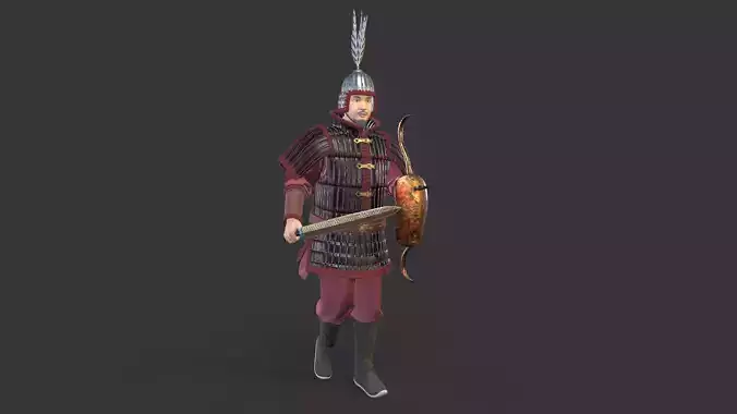 Ancient Chinese warrior 