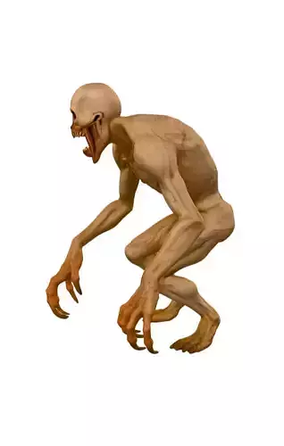 The Ravager horror character 3D 