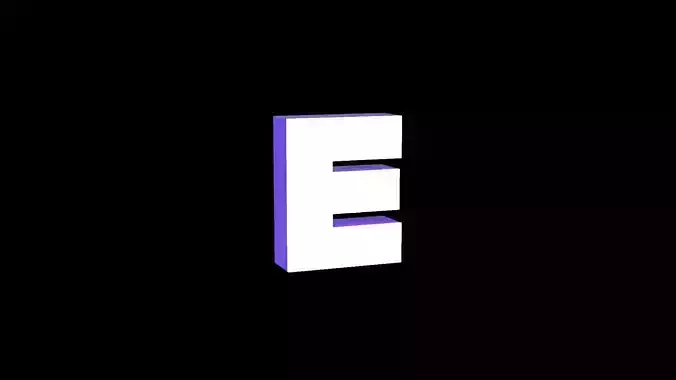 Led Light Sign letter E
