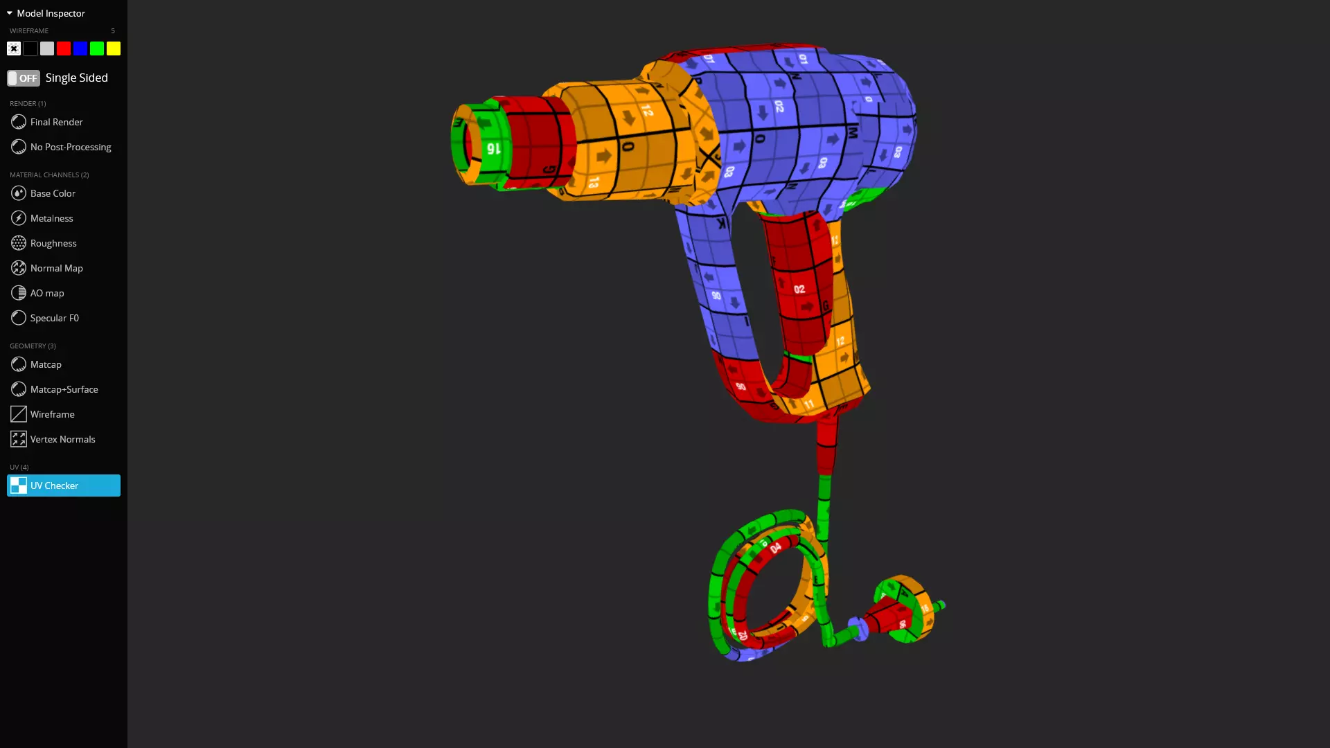 Heat Gun 3D Model Game-Ready Low-poly 3D model_13
