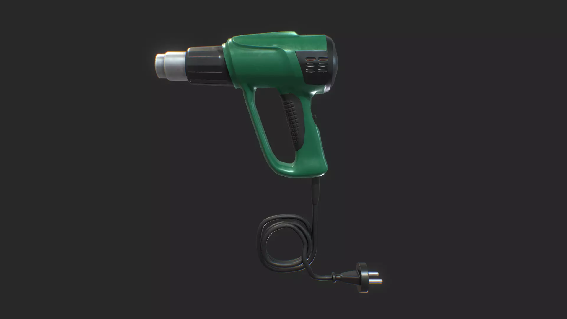 Heat Gun 3D Model Game-Ready Low-poly 3D model_1