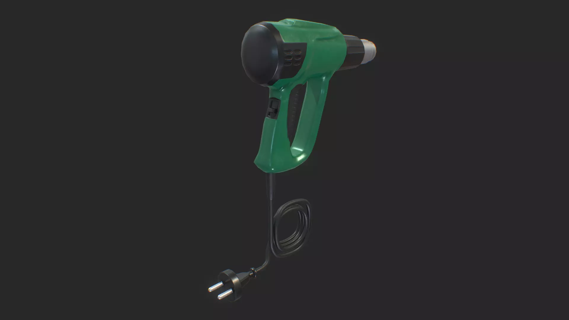Heat Gun 3D Model Game-Ready Low-poly 3D model_2